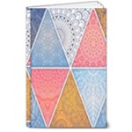 Texture With Triangles 8  x 10  Hardcover Notebook