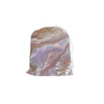 Silk Waves Abstract Drawstring Pouch (Small)
