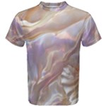 Silk Waves Abstract Men s Cotton T-Shirt