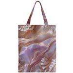Silk Waves Abstract Zipper Classic Tote Bag