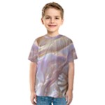 Silk Waves Abstract Kids  Sport Mesh T-Shirt