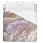 Silk Waves Abstract Duvet Cover (Queen Size)