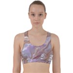 Silk Waves Abstract Back Weave Sports Bra