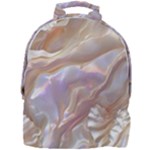 Silk Waves Abstract Mini Full Print Backpack