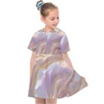 Silk Waves Abstract Kids  Sailor Dress