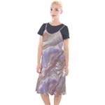 Silk Waves Abstract Camis Fishtail Dress