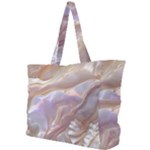 Silk Waves Abstract Simple Shoulder Bag