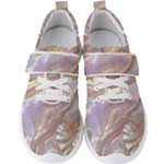 Silk Waves Abstract Men s Velcro Strap Shoes