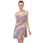 Silk Waves Abstract Summer Time Chiffon Dress