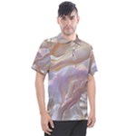 Silk Waves Abstract Men s Polo T-Shirt