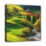 Countryside Landscape Nature Mini Canvas 8  x 8  (Stretched)