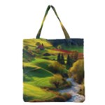 Countryside Landscape Nature Grocery Tote Bag