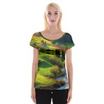 Countryside Landscape Nature Cap Sleeve Top