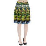 Countryside Landscape Nature Pleated Skirt