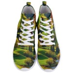Countryside Landscape Nature Men s Lightweight High Top Sneakers