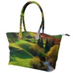 Countryside Landscape Nature Canvas Shoulder Bag