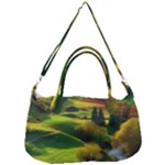 Countryside Landscape Nature Removable Strap Handbag