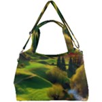 Countryside Landscape Nature Double Compartment Shoulder Bag