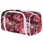 Pink Roses Flowers Love Nature Toiletries Pouch