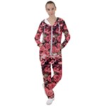 Pink Roses Flowers Love Nature Women s Tracksuit