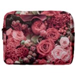 Pink Roses Flowers Love Nature Make Up Pouch (Large)