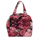 Pink Roses Flowers Love Nature Boxy Hand Bag
