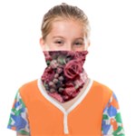 Pink Roses Flowers Love Nature Face Covering Bandana (Kids)