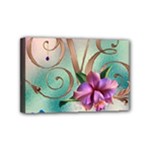 Love Amour Butterfly Colors Flowers Text Mini Canvas 6  x 4  (Stretched)