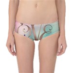 Love Amour Butterfly Colors Flowers Text Classic Bikini Bottoms