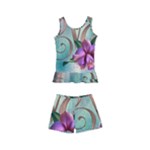 Love Amour Butterfly Colors Flowers Text Kids  Boyleg Swimsuit