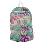 Love Amour Butterfly Colors Flowers Text Foldable Lightweight Backpack
