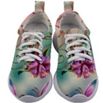 Love Amour Butterfly Colors Flowers Text Kids Athletic Shoes