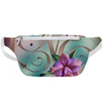 Love Amour Butterfly Colors Flowers Text Waist Bag 