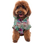 Love Amour Butterfly Colors Flowers Text Dog Coat