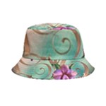 Love Amour Butterfly Colors Flowers Text Inside Out Bucket Hat