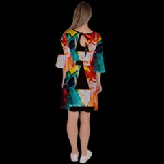 Velour Kimono Dress 
