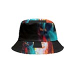 Bstract, Dark Background, Black, Typography,a Inside Out Bucket Hat (Kids)