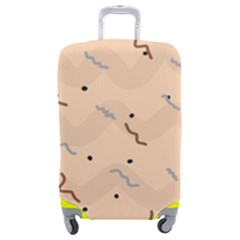 Lines Dots Pattern Abstract Art Luggage Cover (Medium) from ZippyPress