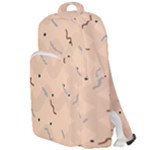 Lines Dots Pattern Abstract Art Double Compartment Backpack