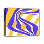 Print Pattern Warp Lines Deluxe Canvas 14  x 11  (Stretched)