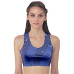 Texture Multicolour Ink Dip Flare Fitness Sports Bra