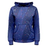 Texture Multicolour Ink Dip Flare Women s Pullover Hoodie