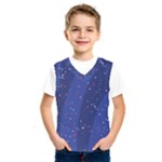 Texture Multicolour Ink Dip Flare Kids  Basketball Tank Top