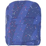 Texture Multicolour Ink Dip Flare Full Print Backpack
