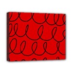 Red Background Wallpaper Canvas 10  x 8  (Stretched)