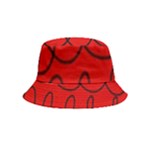 Red Background Wallpaper Bucket Hat (Kids)