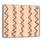 Print Pattern Minimal Tribal Canvas 24  x 20  (Stretched)