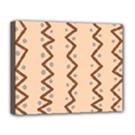 Print Pattern Minimal Tribal Deluxe Canvas 20  x 16  (Stretched)
