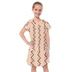 Print Pattern Minimal Tribal Kids  Drop Waist Dress