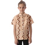 Print Pattern Minimal Tribal Kids  Short Sleeve Shirt